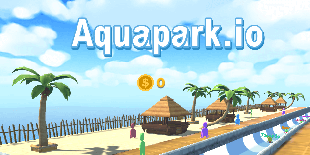 Aqua park.io Game. Leave Everyone Behind