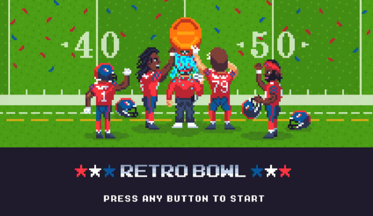 Students find joy in playing popular video game Retro Bowl