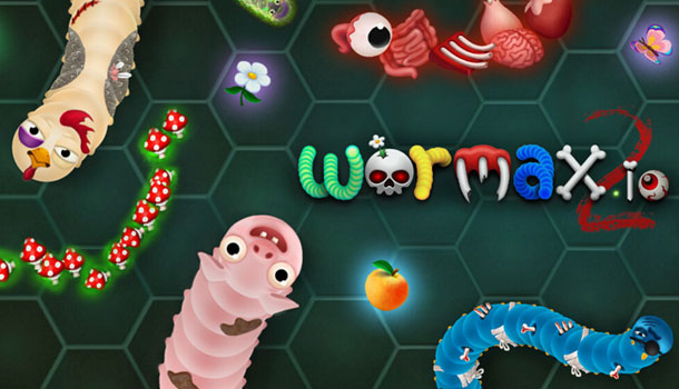 Wormax.io game on Poki is a free multiplayer online game just like